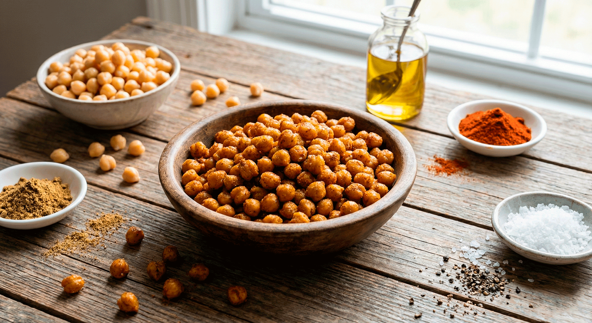 Chips de Grão-de-Bico Crocante