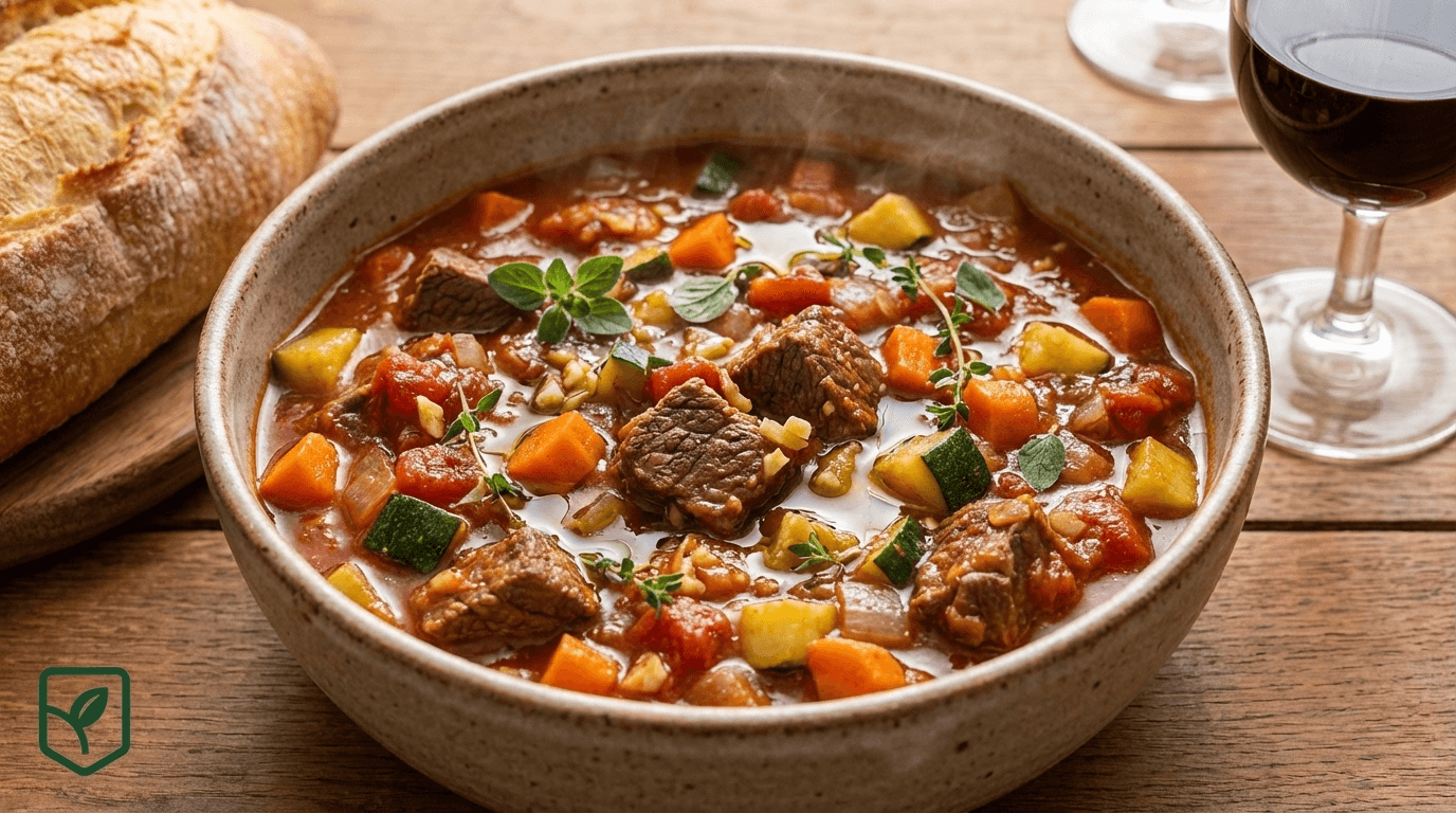 Ragu de Carne Magra com Legumes